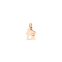 Charm Dodo Symbols in Oro rosa Diamante DMC4013-HOUSE-DB09R